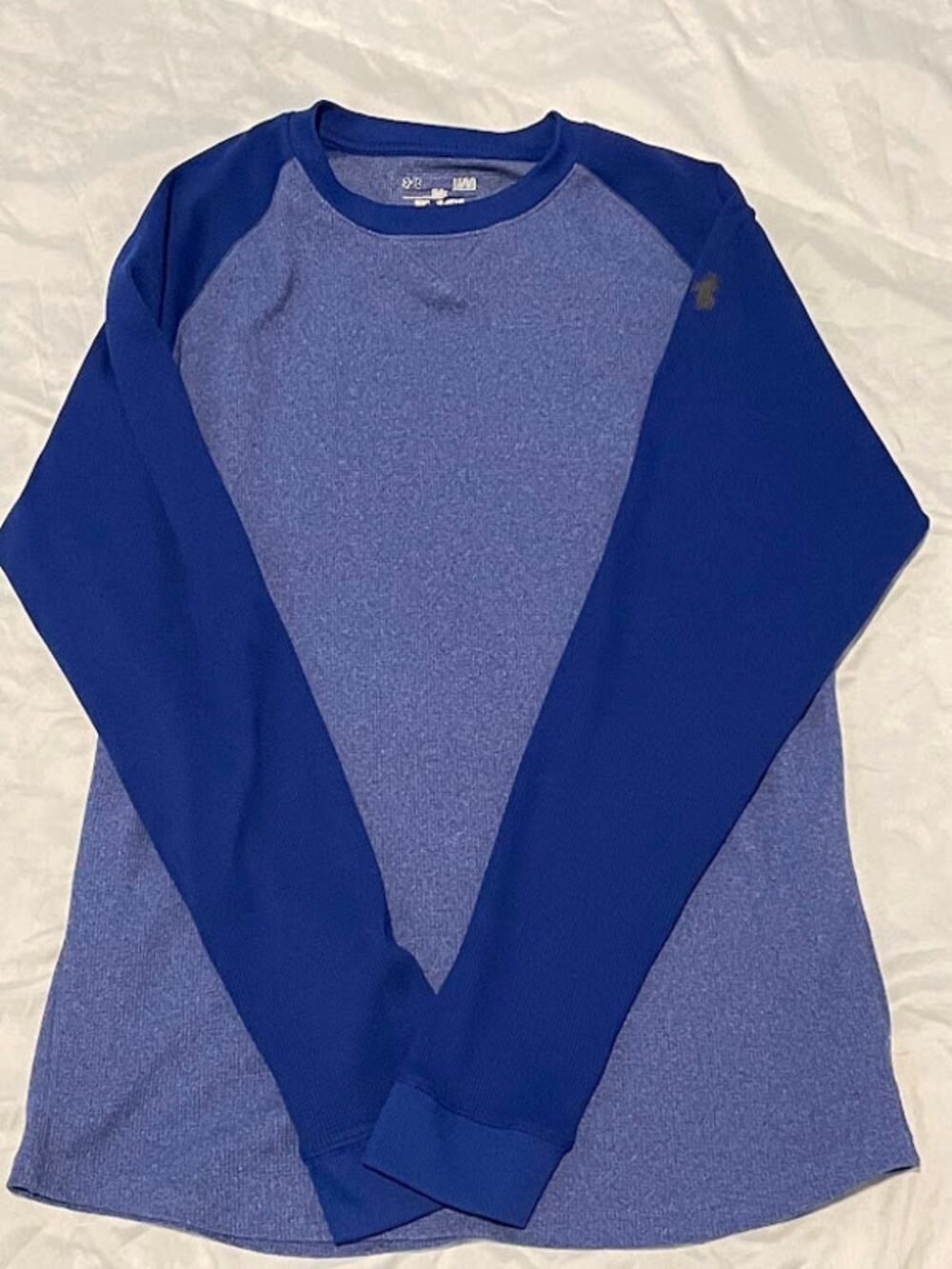 Under Armour Waffle Crew Neck Thermal Long Sleeve Shirt - Size L